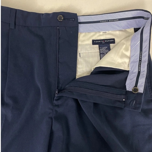 Tommy Hilfiger Golf Men’s Shorts Navy Blue Size 38 Golfing Nautical Preppy - Picture 5 of 10